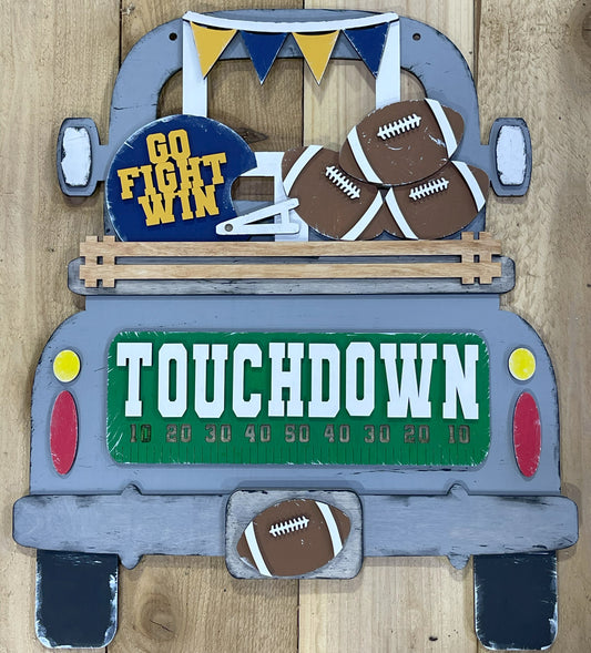 Football Touchdown Truck Door Hanger