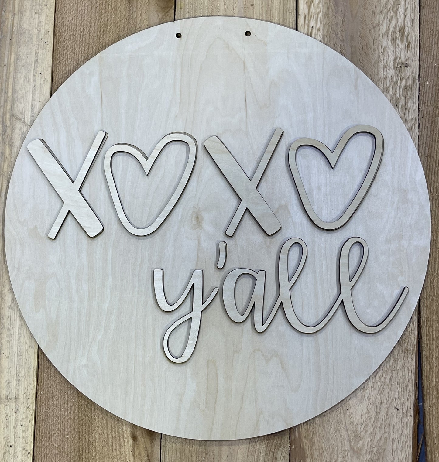 XOXO Yall Door Hanger