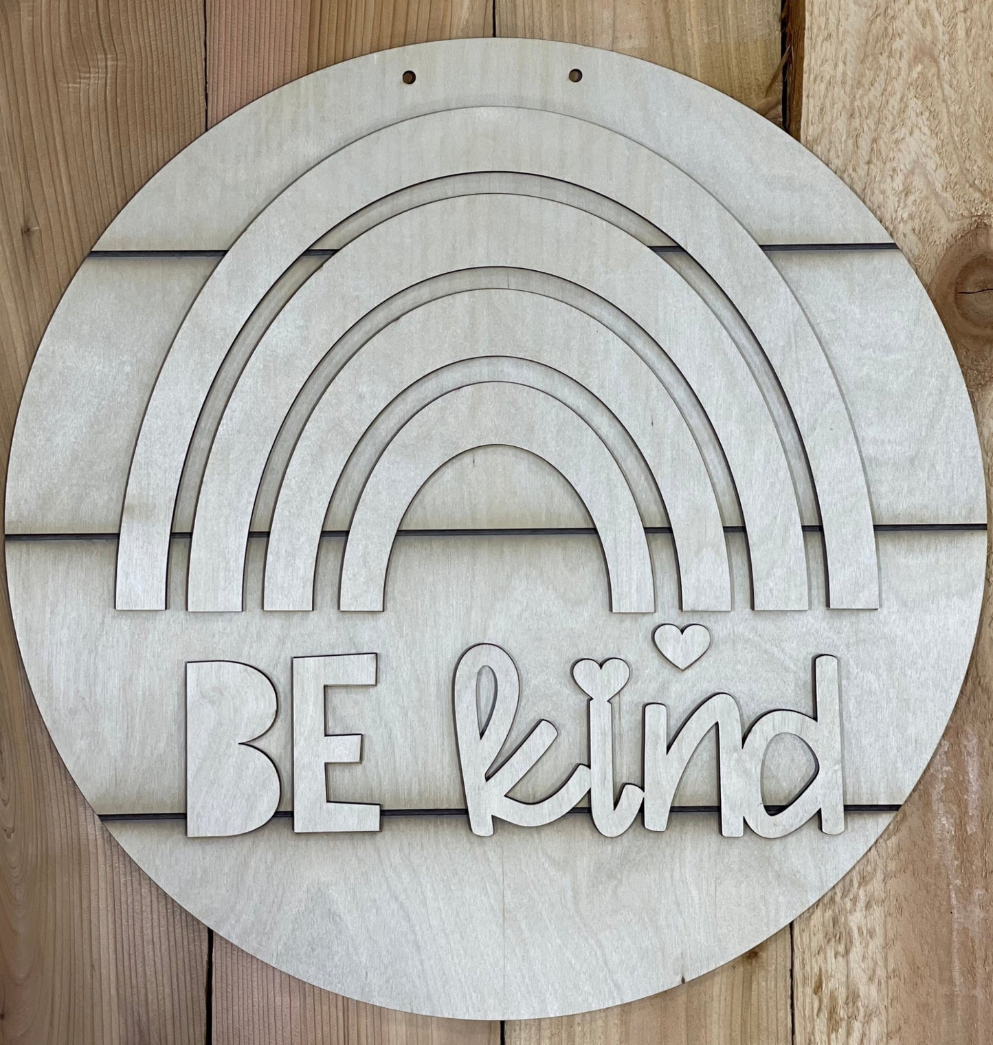 Rainbow Be Kind Door Hanger