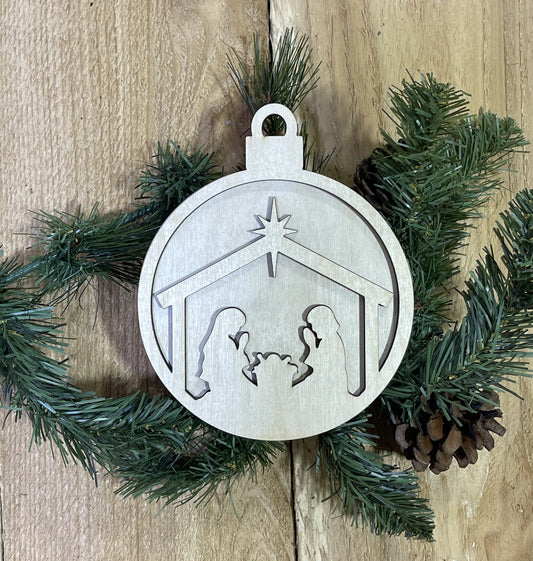 Christmas Nativity Scene Ornament