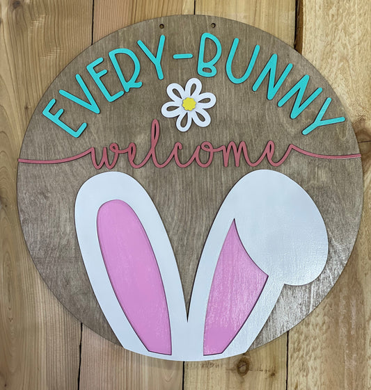 Every Bunny Welcome Door Hanger