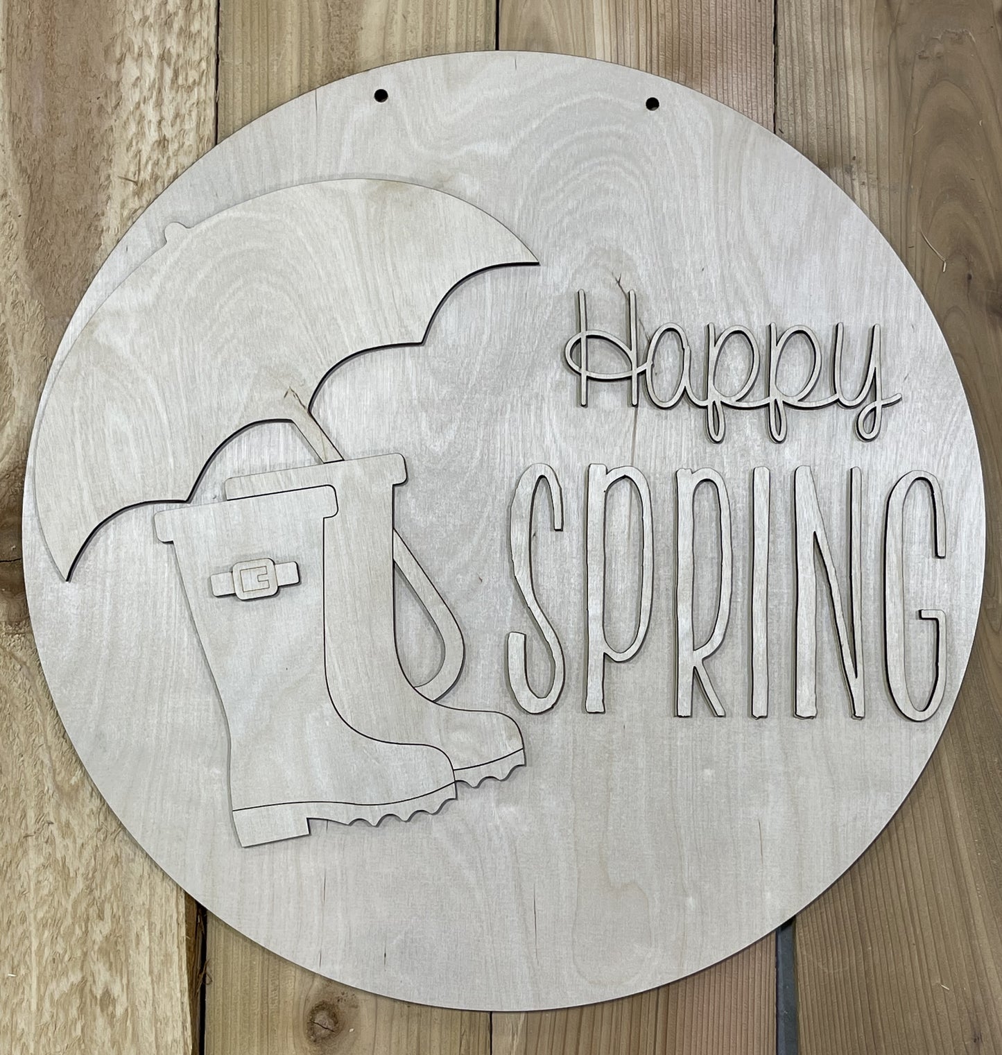 Happy Spring Door Hanger