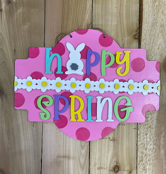 Hoppy Easter Door Hanger