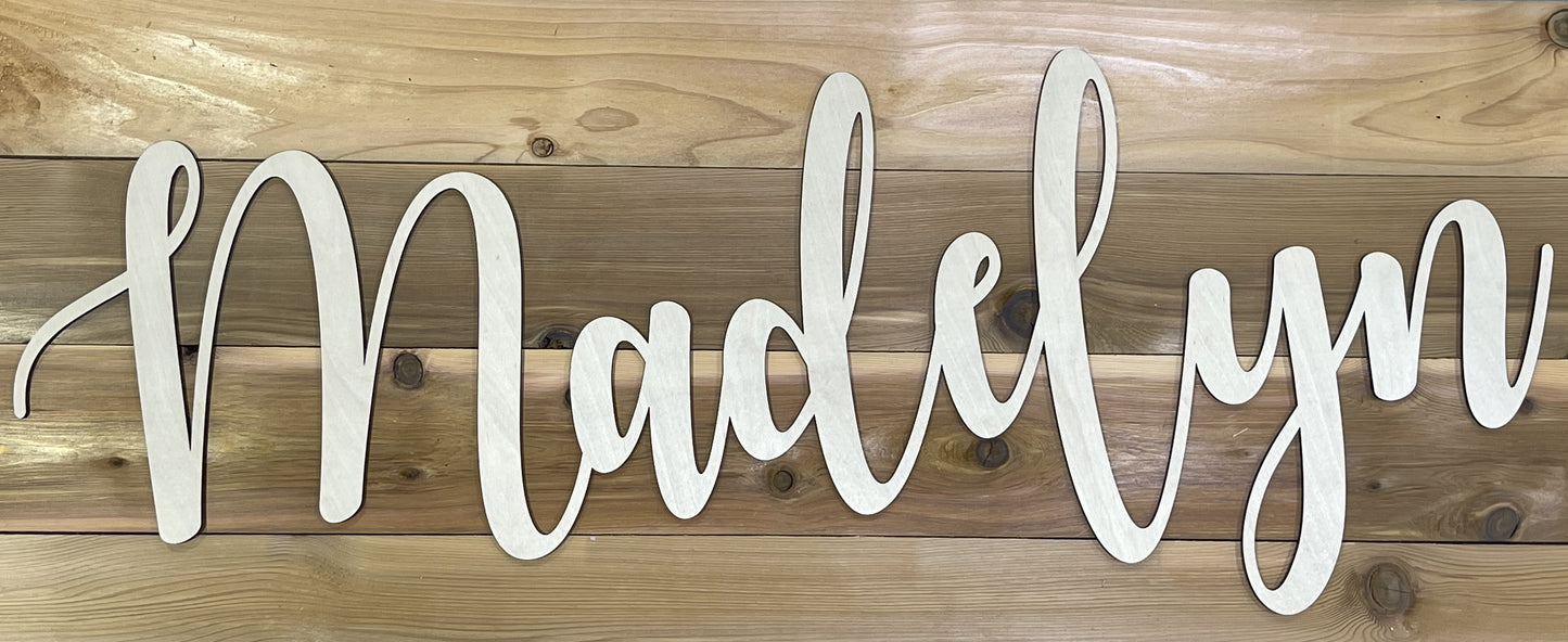 Custom Name Sign