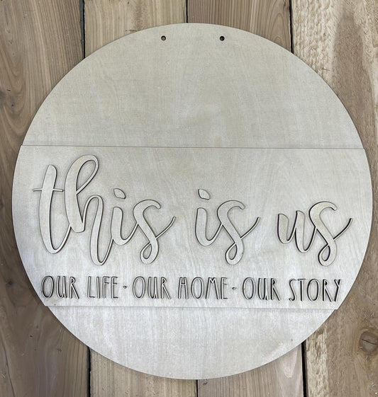 This Is Us Door Hanger